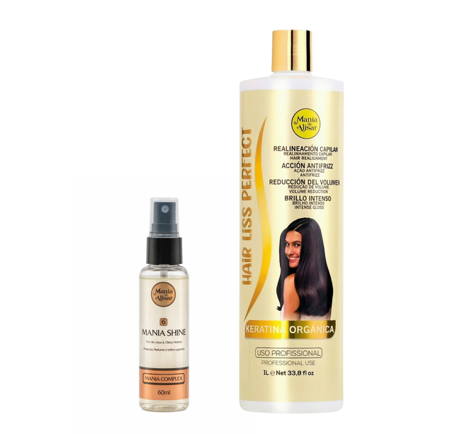 Alisado Brasileño Hair Liss Perfect 1000 ml + Perfume para el Pelo