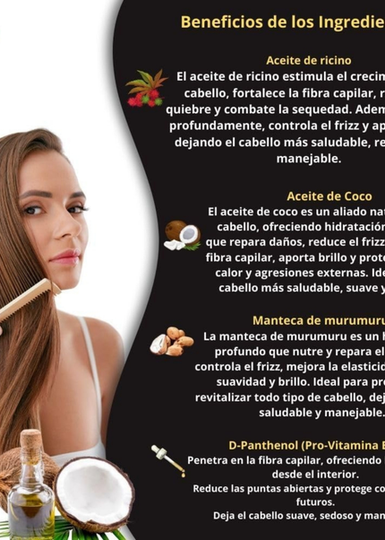 Kit Pre-Tratamiento, Máscara 500g, Acidificante 500ml y Queratina Líquida 250ml