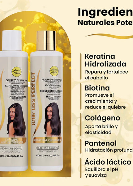 Kit progresivo Hair Liss Perfect – 300 ml