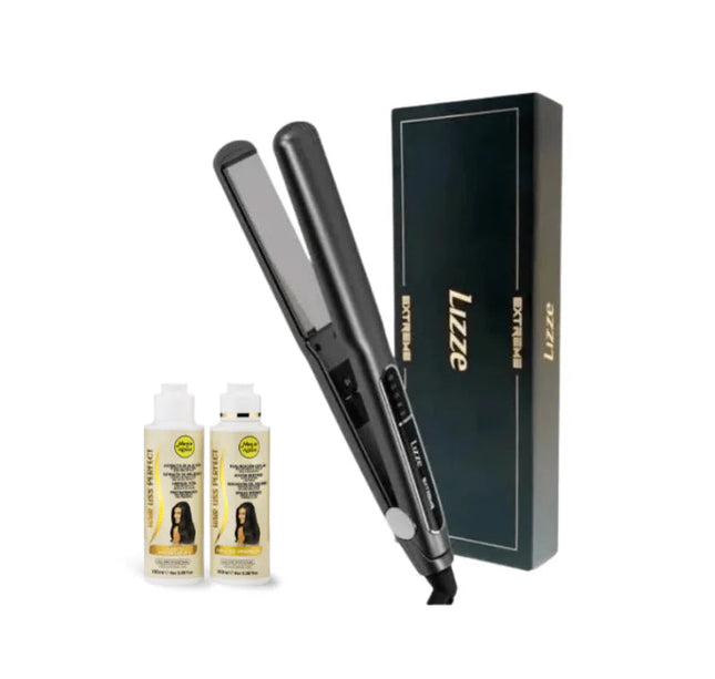 Alisado Brasileño Kit de Keratina Hair Liss Perfect - 100ml + Plancha Lizze Extreme