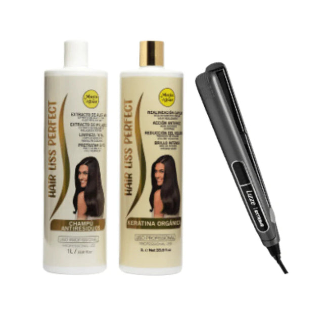 Kit Hair Liss Perfect + Plancha Keratina