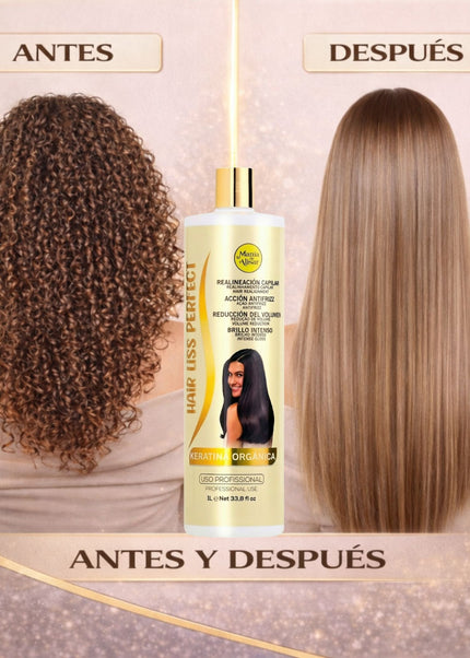 Alisado Brasileño Hair Liss Perfect 1000 ml + Perfume para el Pelo