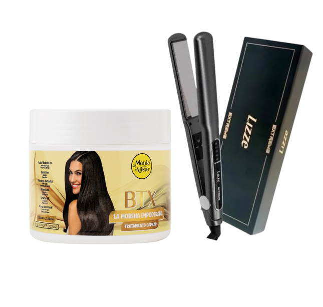 Btx Morena Empoderada + Plancha Lizze Extreme 250°C /480°F