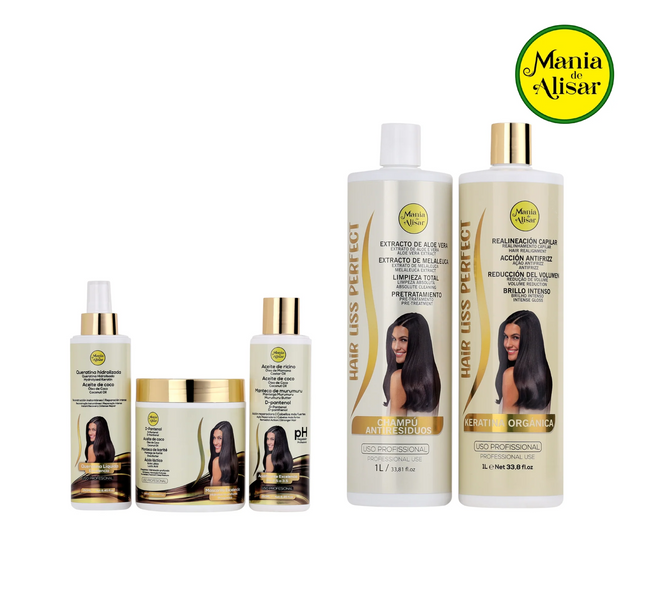 Kit Pre-Chemical + Kit Progresivo Hair Liss Perfect 1000ml