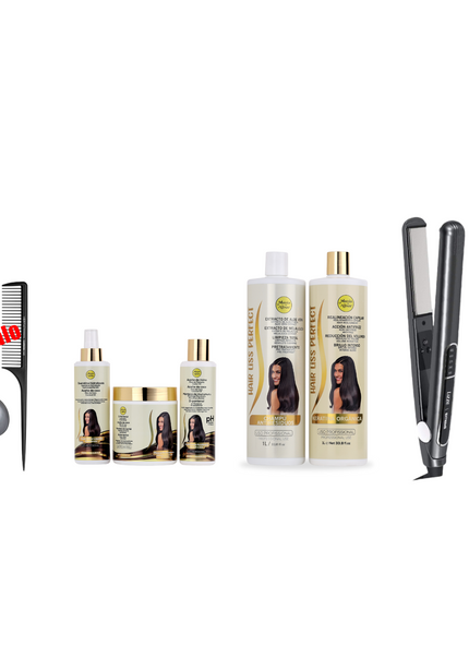 Kit de Alisado 1000ml + Plancha + Pretratamiento + Regalo