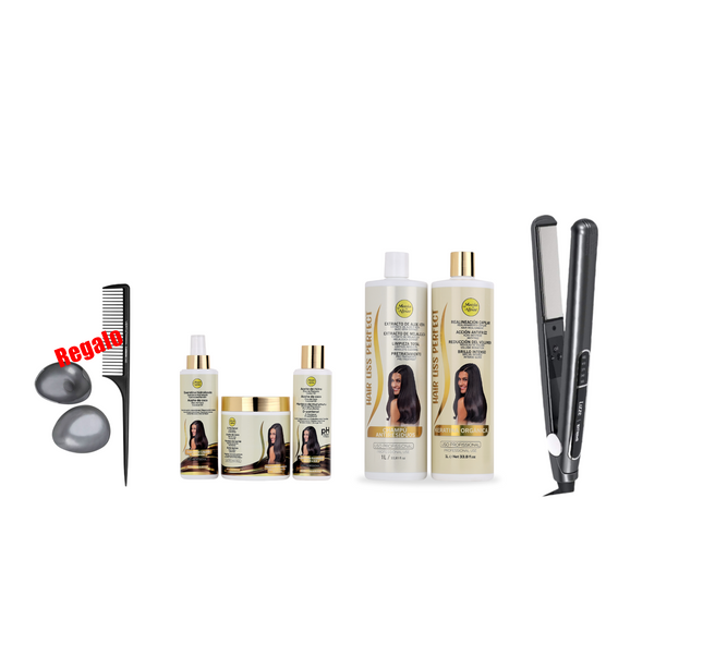 Kit de Alisado 1000ml + Plancha + Pretratamiento + Regalo