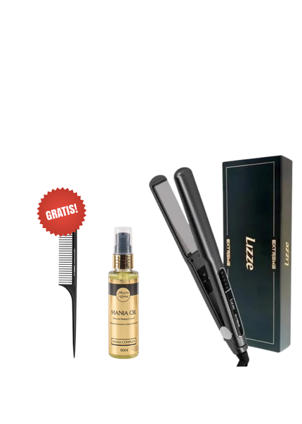 Plancha Lizze Extreme 250 Grados + REGALO Carbon Peine + Serum