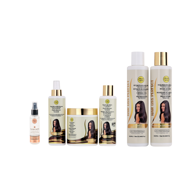 Alisado Brasileño   Hair Liss Perfect 300ml  + Kit Pre-tratamiento + Perfume para el Pelo
