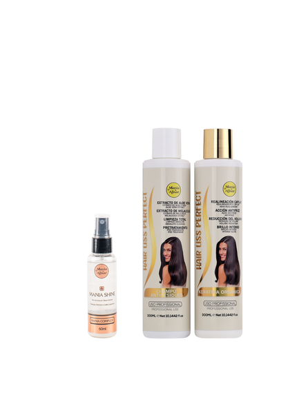 Kit de Alisado Brasileño Kit Hair Liss Perfect – 300ml +  Perfume para el Pelo